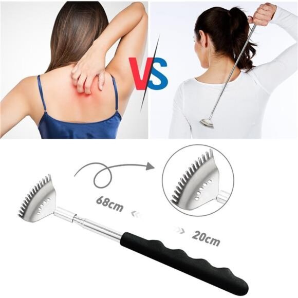 Scalp Massagers Back Scratcher 20 Fingers Head Massage & Back Massager‎ - Picture 3 of 8